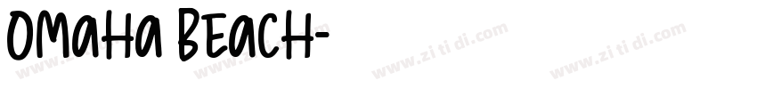 Omaha Beach字体转换